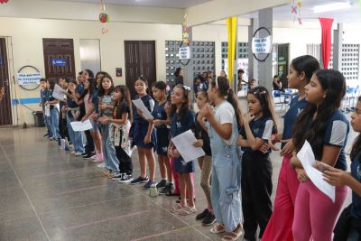 notícia: Alegria e expectativa marcam ensaios nas escolas estaduais para Cantata Natalina promovida pelo Governo do Amapá