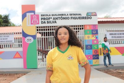 notícia: 'Ficou muito melhor para estudar’, diz aluna após revitalização do Governo do Amapá em escola quilombola no Torrão do Matapi