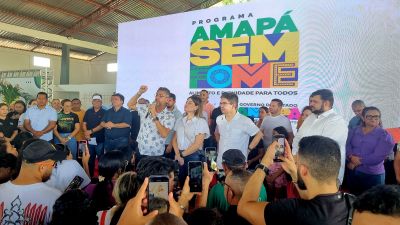 notícia: Amapá Sem Fome: programa já atendeu 60 mil famílias em dois anos com entrega de kits de alimentos e alcança a marca de estado que mais reduziu a fome