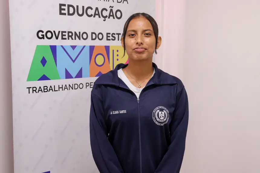 Estudante Eloara Santos, de 17 anos