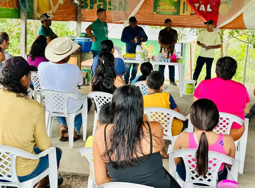 A atividade ocorreu na comunidade de Igarapé das Armas, área rural de Macapá