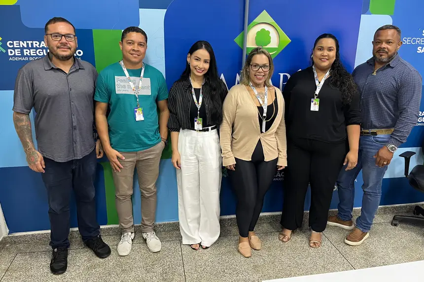 Equipe responsável pela Coordenação da Central de Regulação Estadual  