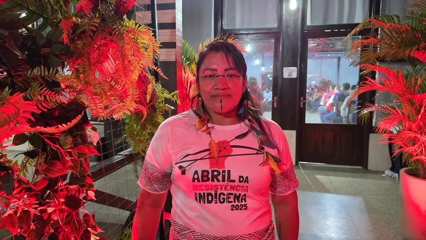 Foto: Gabriel Carneiro/Agência Nagib Mitore Cristiana é liderança nas comunidades de Tiriyó, Katxuyana e Txikyana