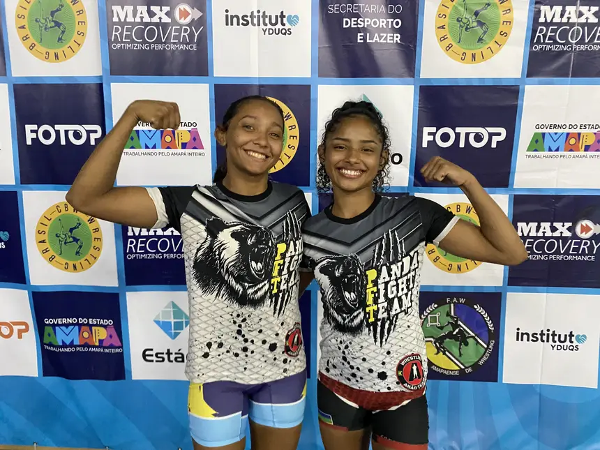 Foto: Sharlot Sandim Amapaenses Ana Beatriz e Kailane Araújo estão classificadas para csmpeonatos no Peru e Paraguai