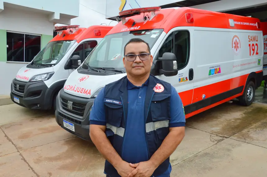 Foto: Jhon Martins/GEA Donato Farias, diretor do Samu no Amapá