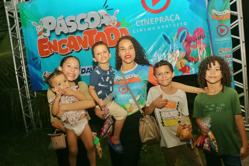 Foto: Aog Rocha/GEA Amanda compareceu ao evento com seus cinco filhos