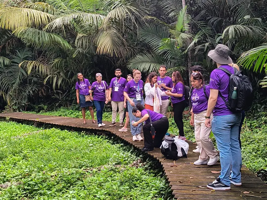 Foto: Iago Fonseca/GEA Os participantes tiveram a oportunidade de escolher uma das três rotas, Marabaixo, Brilho de Fogo e Pororoca, com diferentes pontos turísticos de Macapá