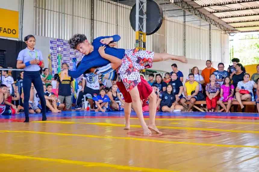 Foto: Maksuel Martins/GEA Cerca de 200 atletas participaram da 3ª Copa Veiga Cabral de Wrestling, realizada em Macapá