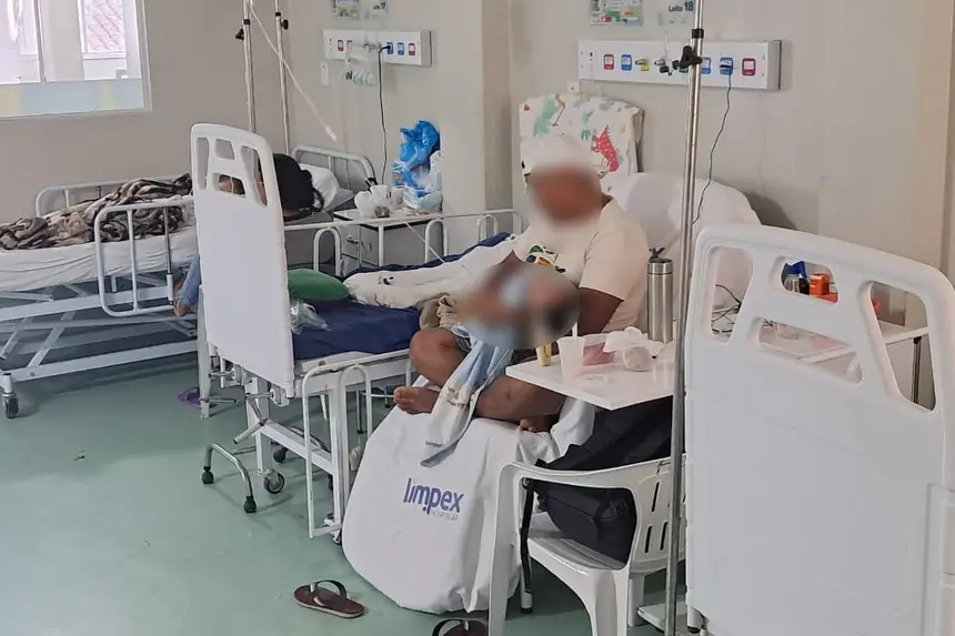 Foto: Júnior Nery/Sesa HCA e PAI registram 100% de taxa de ocupação, a maioria por síndromes gripais e respiratórias