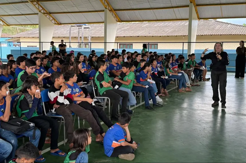 Palestras foram levadas a diversas escolas de todo o Amapá 