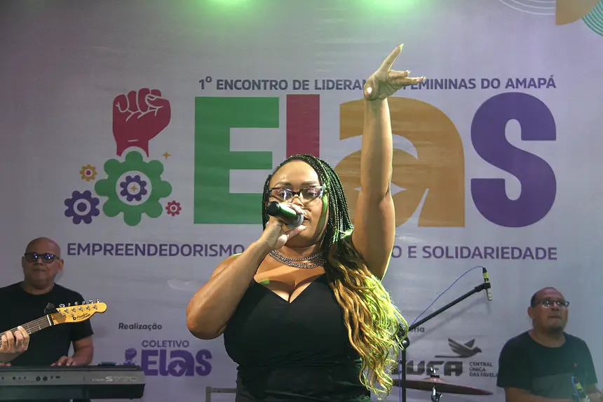 Foto: Jorge Júnior/GEA Cantora Hanna Paulino se apresentou no 1º ELAS