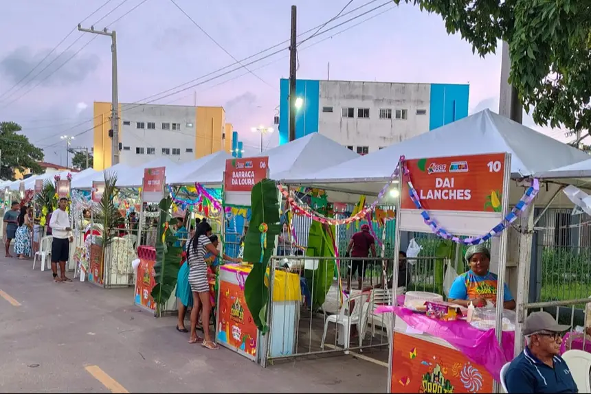 Centenas de pessoas comoraram festa junina no Residencial Nelson dos Anjos 