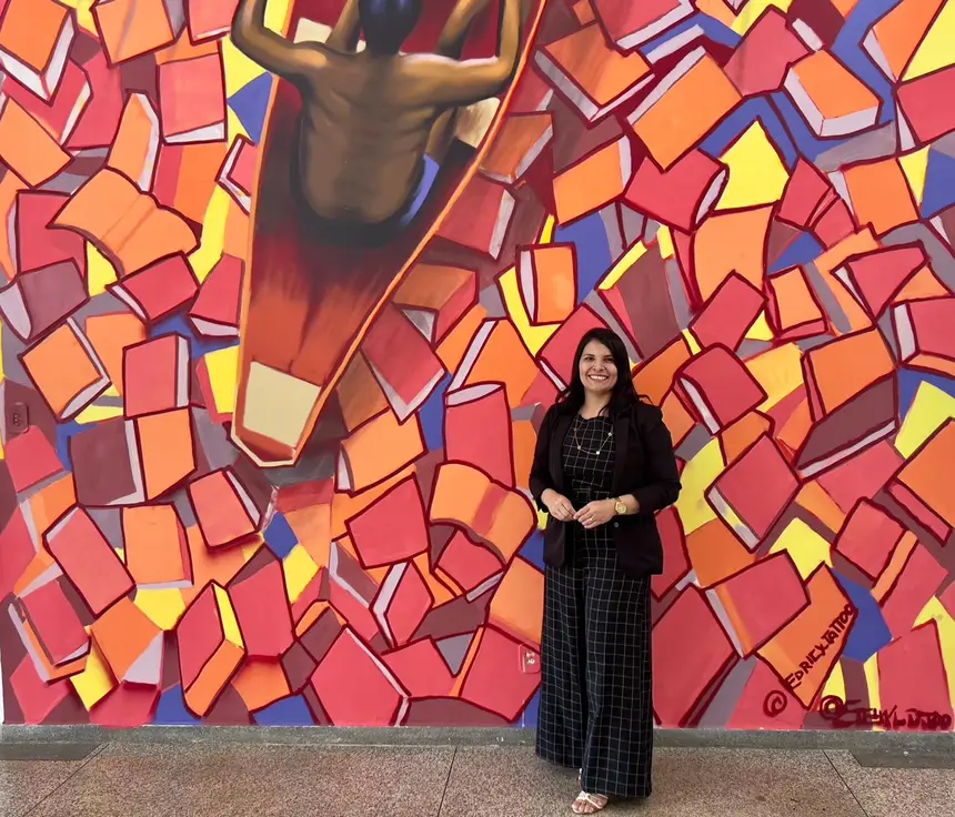 Coordenadora da Esap, Andréia Carvalho