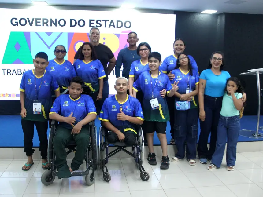 Alguns dos Estudantes-Atletas que vão participar do Meeting Paralímpico Escolar 2025