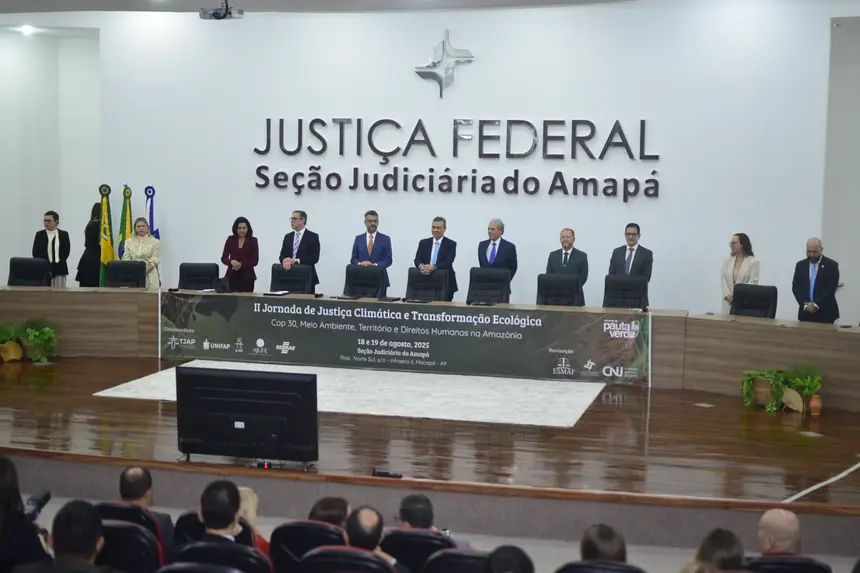Debates na 2ª Jornada de Justiça Climática visam criar diretrizes para orientar decisões do judiciário diante da emergência climática