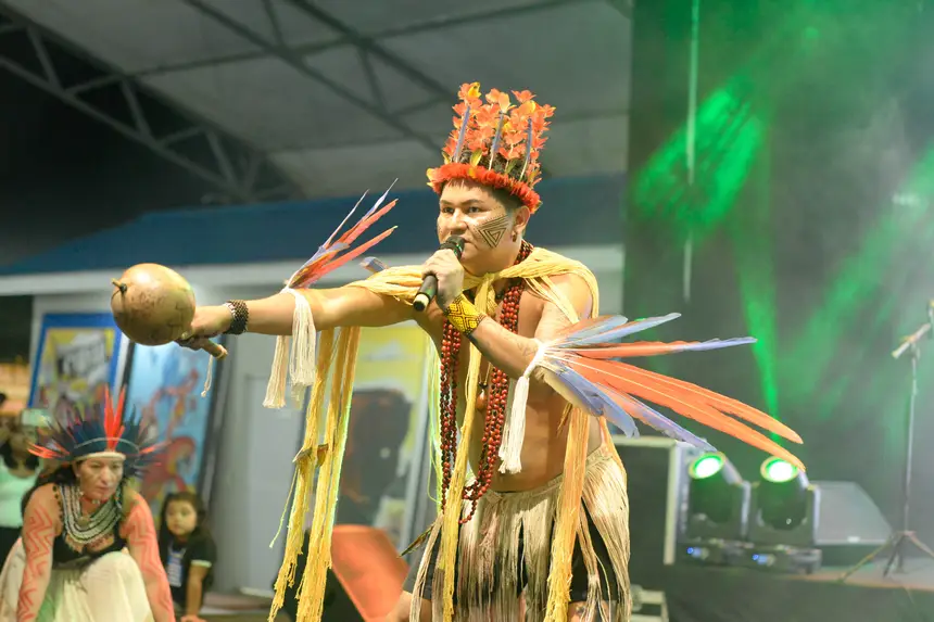 Espaço recebe grupos de capoeira, batuque, marabaixo e dos povos originários durante os nove dias de programação