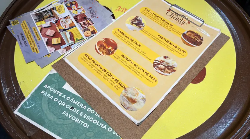 Cardápio e mais informacoes sobre os produtos comercializados