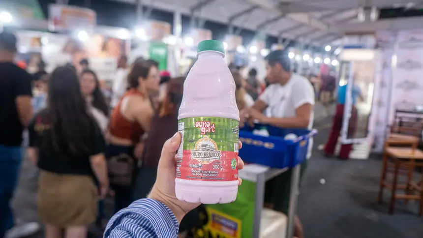 Leite de morango, esgotado durante a 54ª Expofeira do Amapá