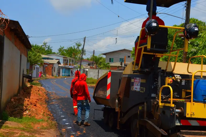 Asfalto novo no bairro Vale Verde, mais dignidade e mobilidade urbana 