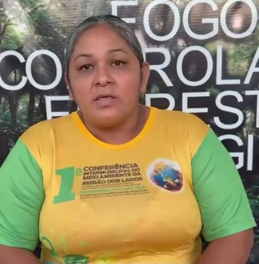 Neide Oliveira, agricultora da comunidade Irineu no município de Calçoene
