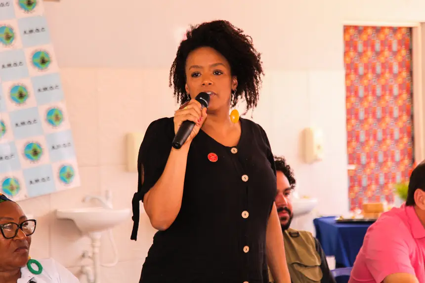 Fernanda Thomaz, representante da Fundação Palmares