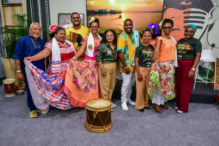 Grupo leva para a COP30 apresentações de marabaixo, nossa mais autêntica manifestação cultural