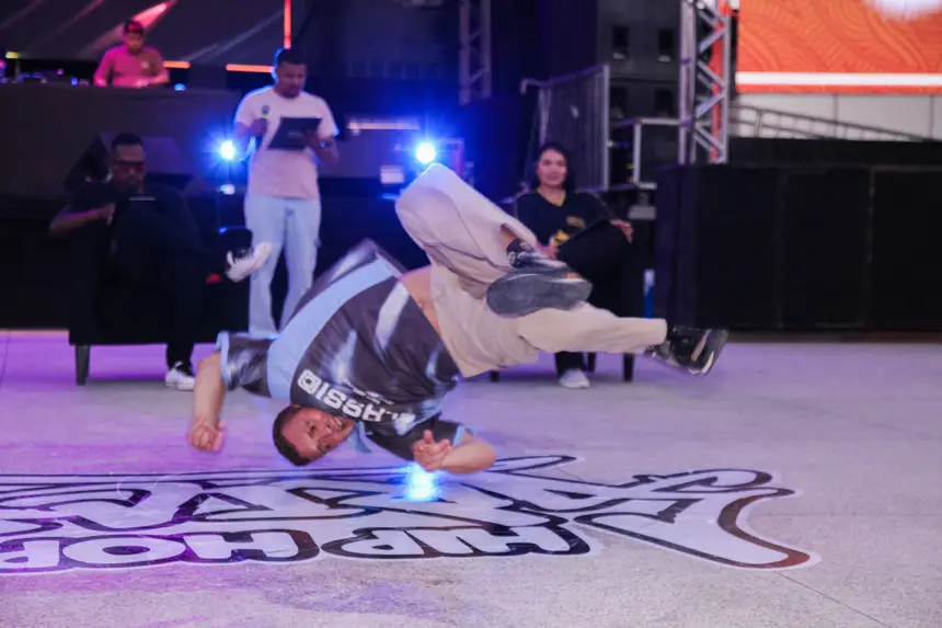 Batalhas de Breaking Dance movimentaram o Anfiteatro do Centro de Cultura Raimundinha Ramos