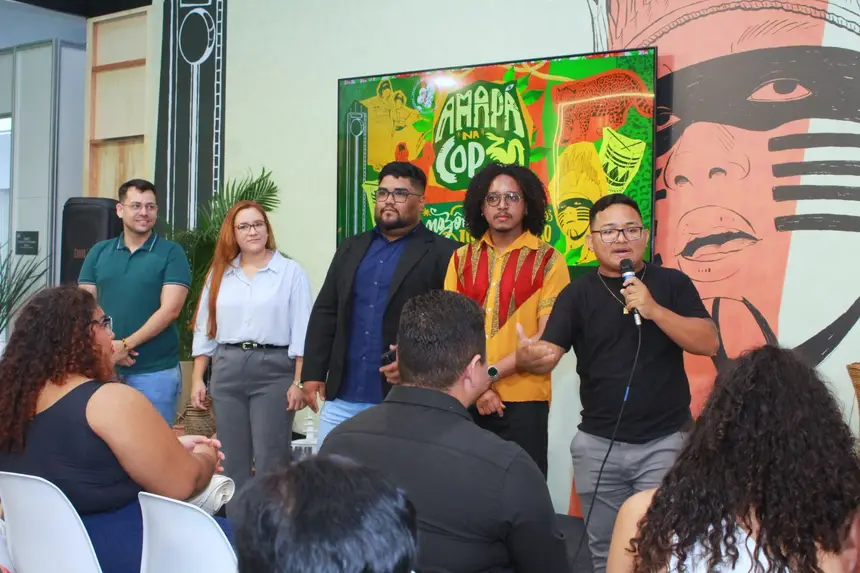 Painel sobre juventude empreendedora ampaaense na Zona Verde da COP30