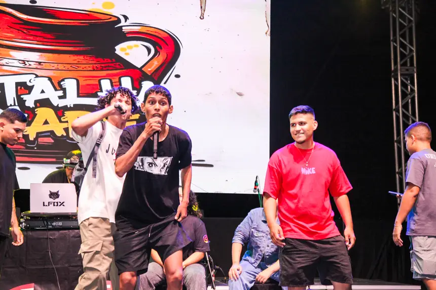 Batalha de rimas do Movimento Hip-Hop marcou a programação do 30º Encontro dos Tambores