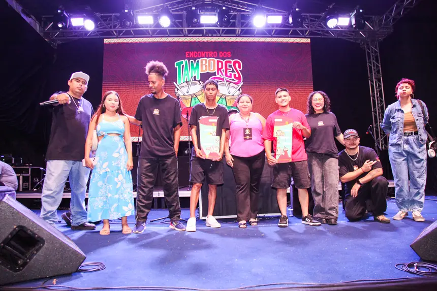 Batalha de rimas do Movimento Hip-Hop marcou a programação do 30º Encontro dos Tambores
