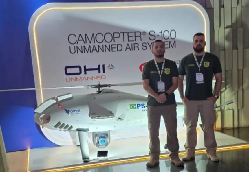 Capitão Alex Afonso e coordenador de fiscalização ambiental, Bruno Esdras