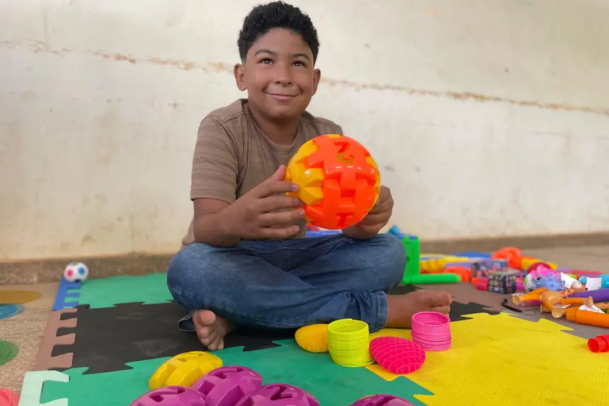 Calçoene: Entretenimento durante atendimentos no espaço TEAcolho.