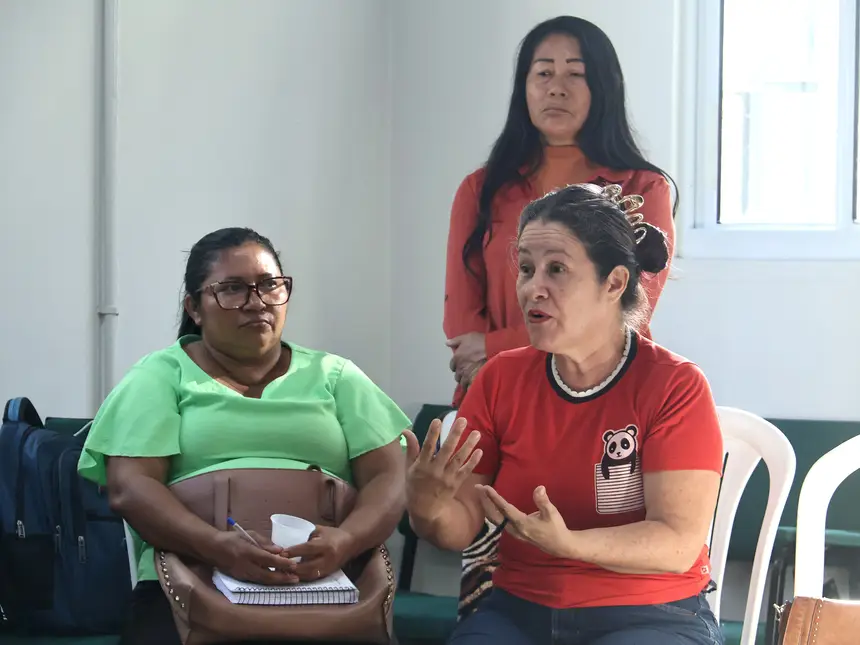 Mulheres puderam falar suas experiências como empreendedoras e trocar idéias 