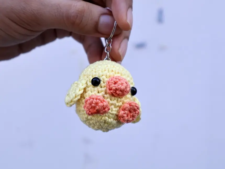 Artesanato de crochê "amigurumis", miniatura confeccionado  manualmente