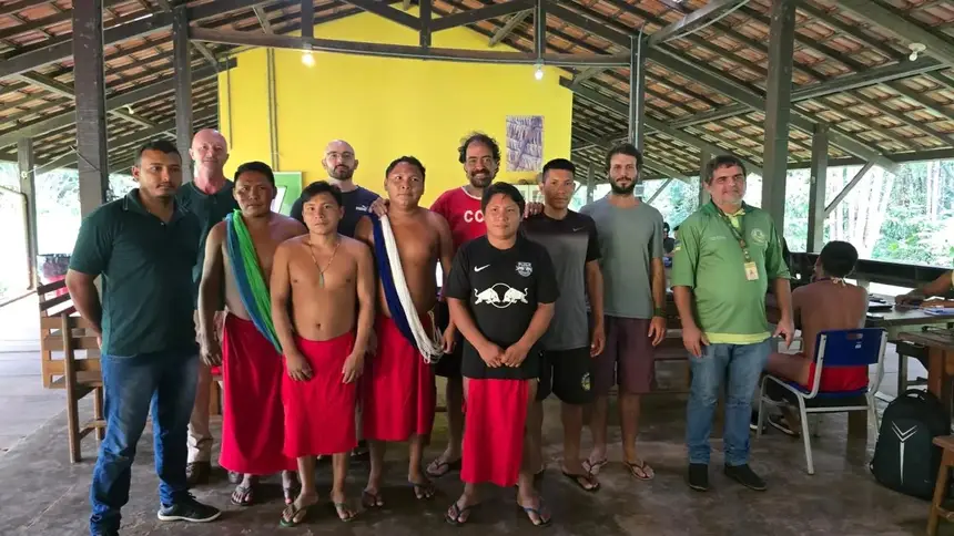 Foto: Divulgação Cristiane Mareco Indígenas foram capacitados para atender os povos originários com metodologia adaptada às realidades culturais e produtivas