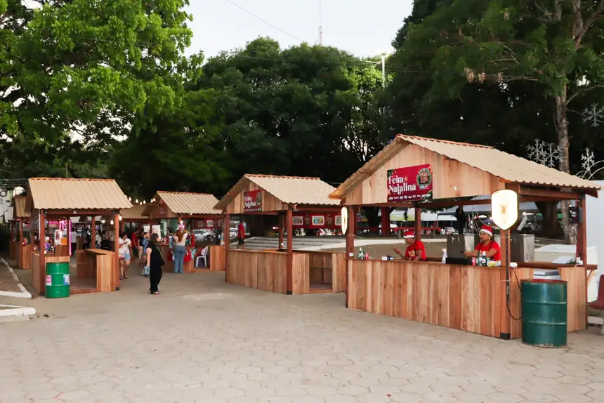 Barracas instaladas na praça de alimentação  fazem a diferença nas mais diversas opções da  gastronomia 