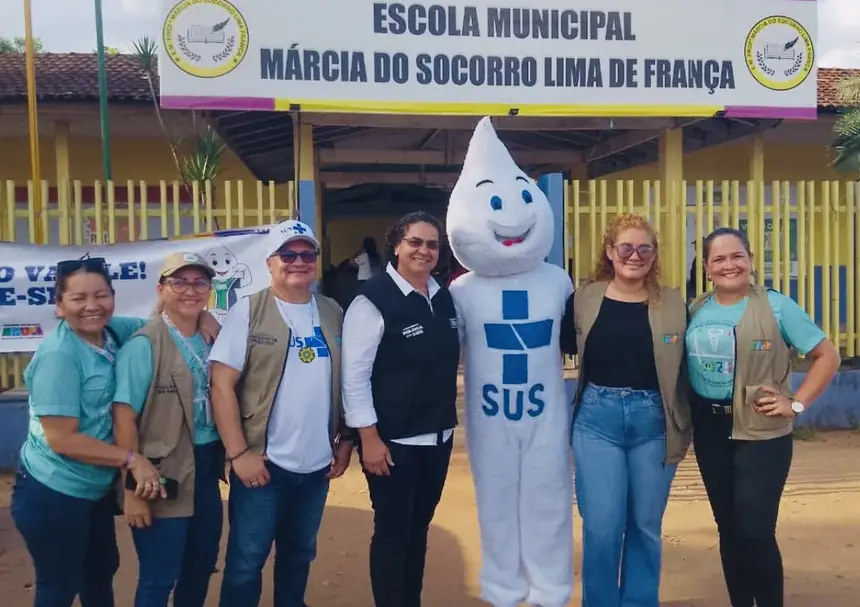 Campanha de vacinação no município de Oiapoque.