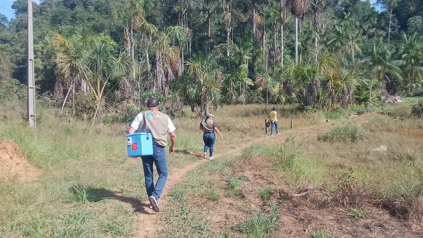 As equipes DA SVS intensificaram visitas domiciliares, identificação de casos suspeitos, monitoramento de agravos e atualização das coberturas de vacinação, garantindo que populações rurais, ribeirinhas e de áreas isoladas recebessem 