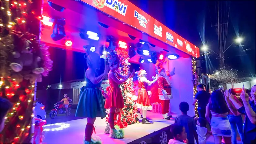 Chegada do Papai Noel 