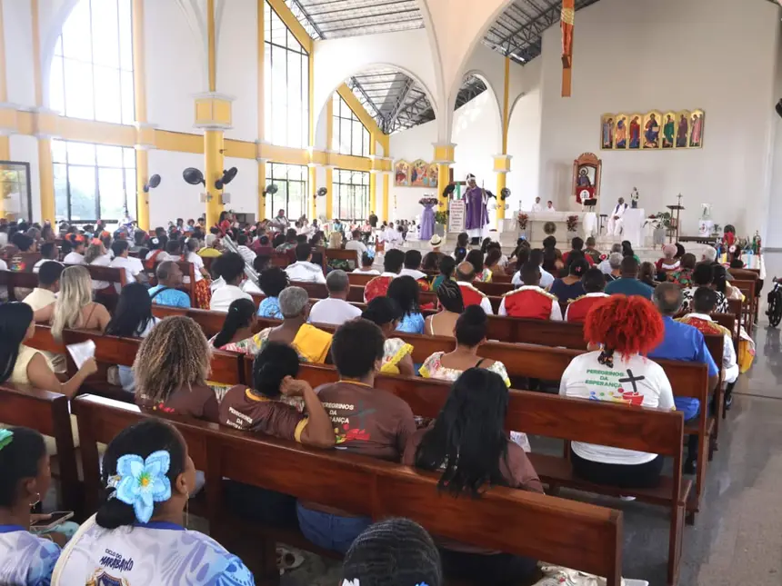 Celebração do Jubileu Afro-Amapaense reuniu fé, ancestralidade e comunhão na Catedral de São José.