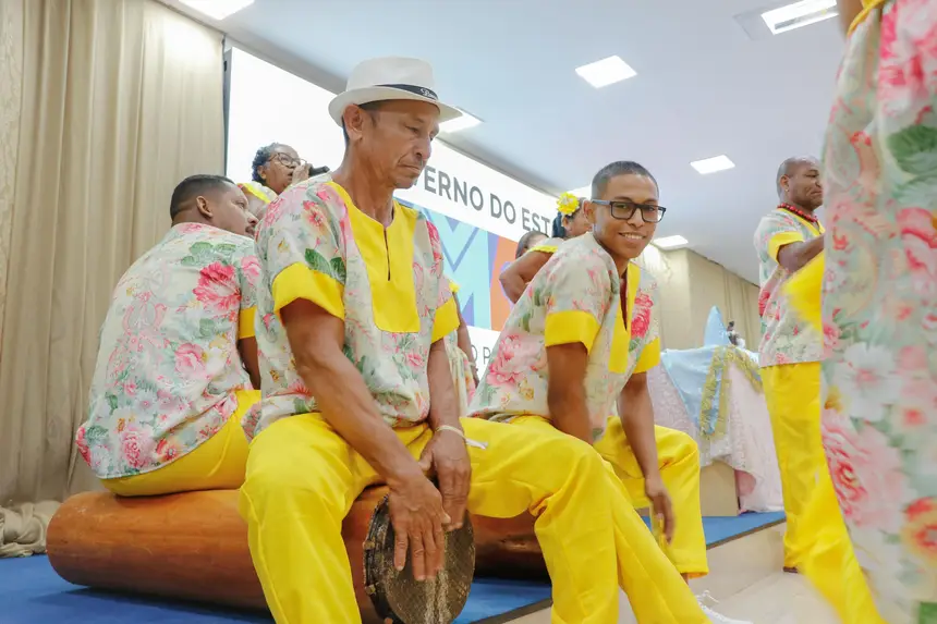 Percussão faz parte da manifestação cultural única do Quilombo do Cunani