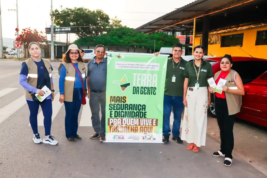 Equipe técnica do Amapá Terras 