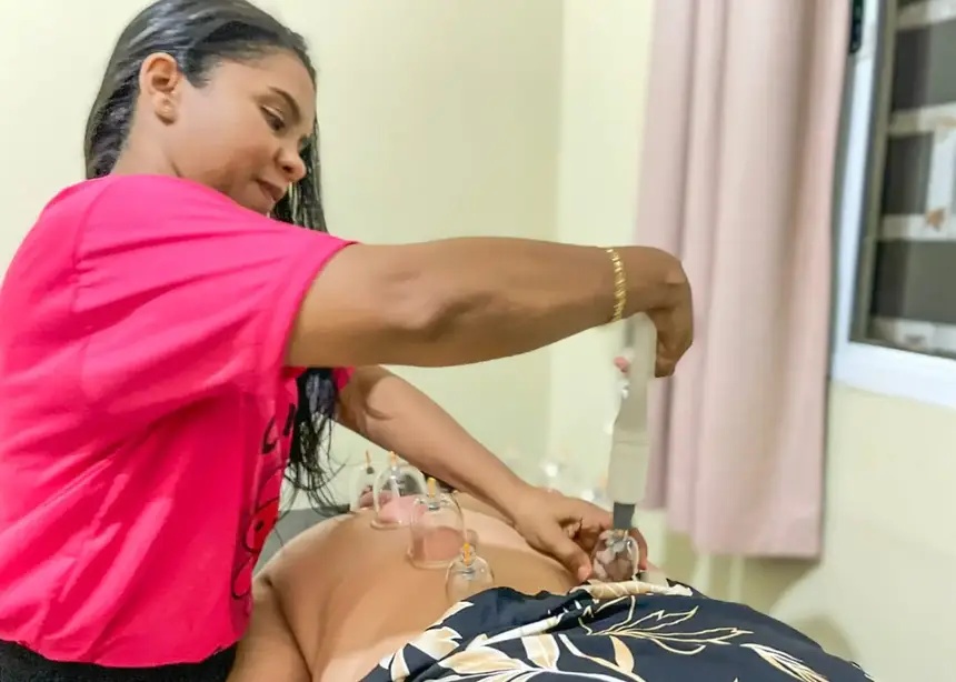 Atendimentos de saúde e bem-estar também foi oferecido as acolhidas 