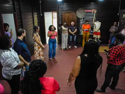 notícia: Em parceria com o Governo do Amapá, associações e moradores iniciam processo de gestão compartilhada do Centro Cultural do Curiaú em Macapá