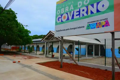 notícia: Governo do Estado entra na reta final da obra da Escola Estadual Antônio Cordeiro Pontes, em Macapá