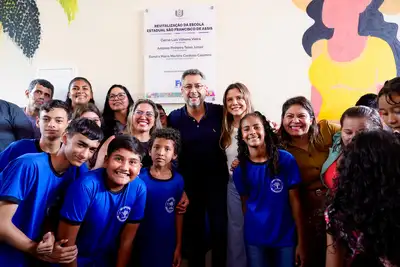 notícia: ‘Que essa escola cumpra seu papel de construir o futuro do Amapá’, declara governador Clécio Luís ao entregar a 19ª unidade de ensino da gestão