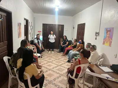 notícia: Mulheres recebem ação de conscientização e enfrentamento da fibromialgia pelo Governo do Amapá em Oiapoque