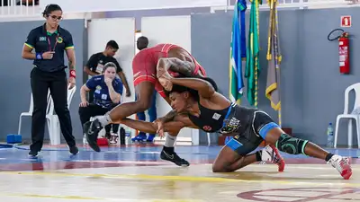 notícia: Com apoio do Governo do Amapá, atletas amapaenses dominam o primeiro torneio nacional de wrestling realizado no estado