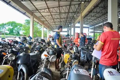 notícia: Detran-AP realiza primeiro leilão do ano com 152 motocicletas aptas para circulação