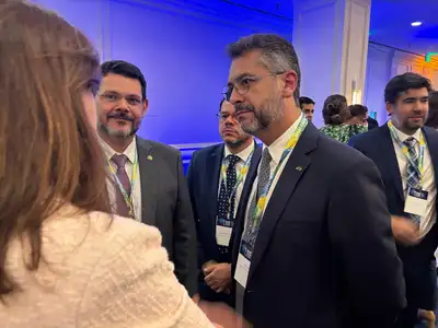 notícia: Governador Clécio Luís apresenta oportunidades do Amapá na cadeia de óleo e gás durante maior conferência mundial do setor, nos Estados Unidos